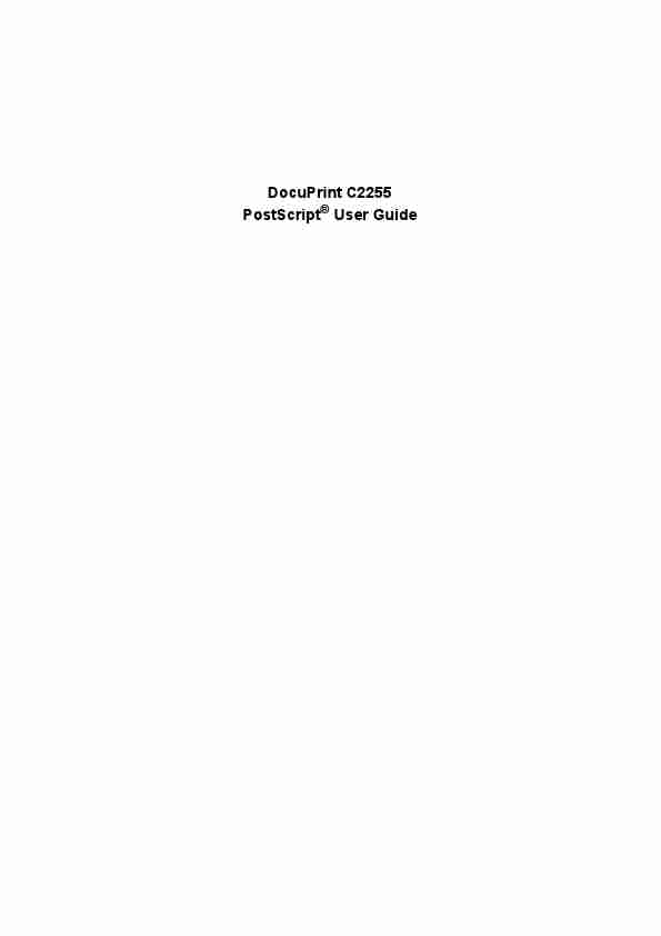 FUJI XEROX DOCUPRINT C2255 POSTSCRIPT-page_pdf